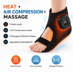 Heated Foot & Ankle Compression Massager™