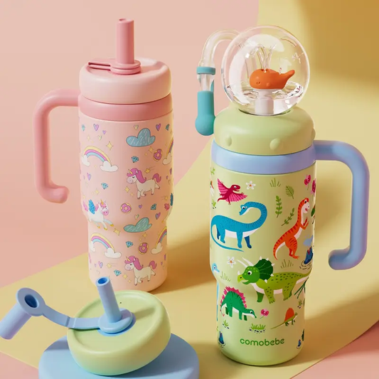 Interactive Whale Fountain Tumbler water Bottle