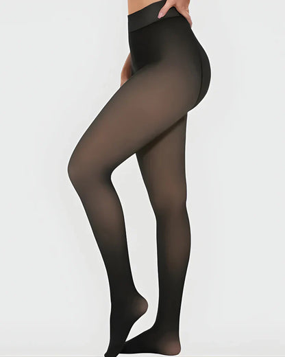 Translucent Fleece Lined Tights
