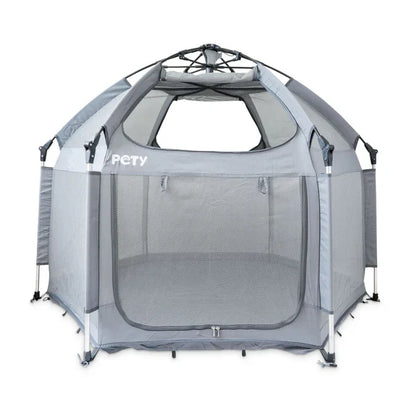 PETY large dog playpen set, with floor mat and roof