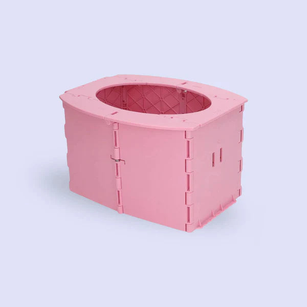 Portable Foldable Toddler Potty Seat – Travel Emergency Toilet for Kids (Pink)