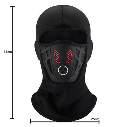Winter Rider Warm Anti-Haze Balaclava Full Face Mask for Motorcycle Riding Cycling Ski Hood Cap Windproof Soft Outdoor Warm Bike Headwear