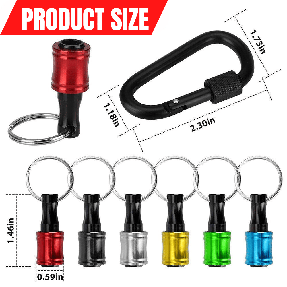 🔥1/4" Hexagonal screwdriver head bracket hiking buckle
