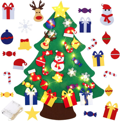 DIY Felt Christmas Tree for Kids