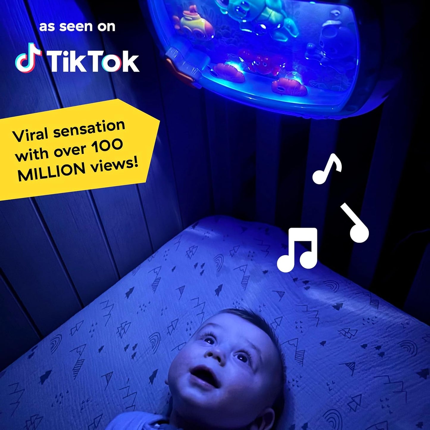 Baby Einstein Sea Dreams Soother – Musical Crib Toy & Sound Machine