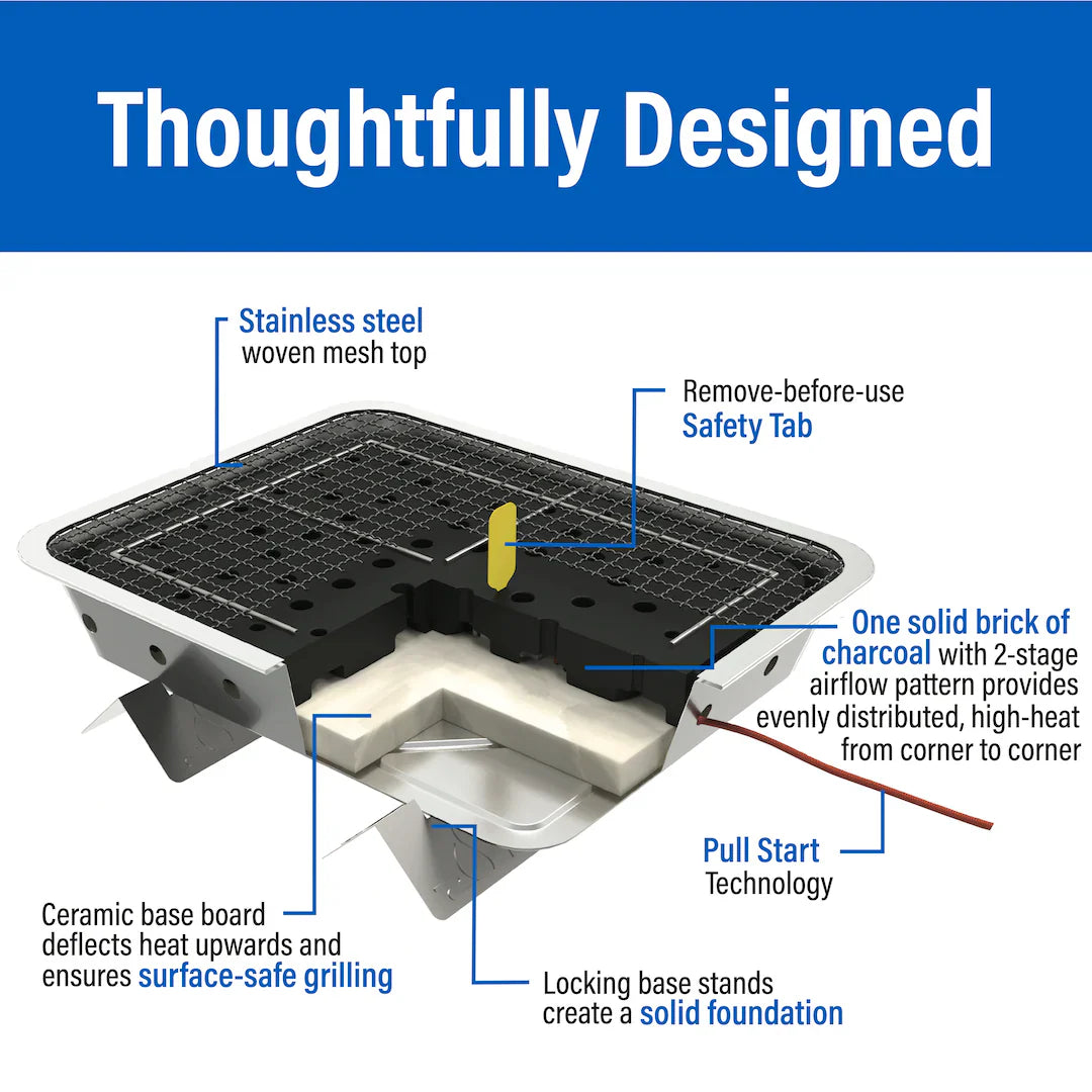 Pull Start Fire Grill
