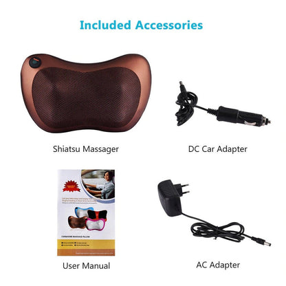 BACK & NECK MASSAGER PILLOW