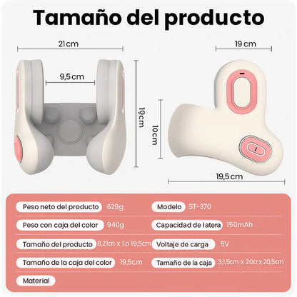 3-in-1 Massage - Heat - Earphone