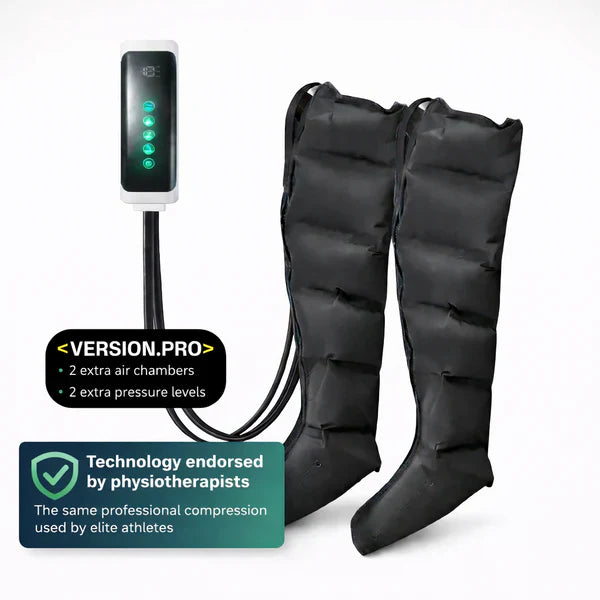 Air Compression Leg Massager for Circulation, Recovery & Pain Relief