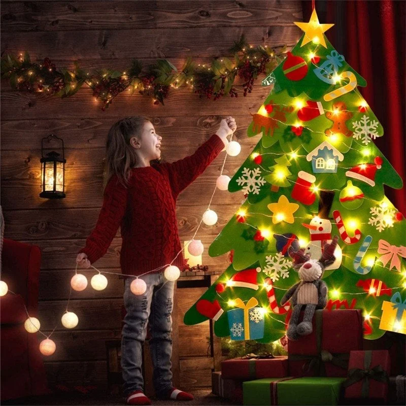🎄Christmas Promotion 50% OFF🎁DIY Felt Christmas Tree Set