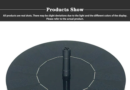 Solar Water Fountain
