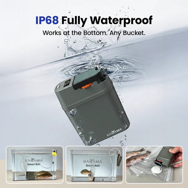 VersaPump: 2-in-1 Waterproof Aerator & Vacuum Sealer