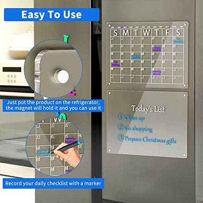 Magnetic Fridge Calendar