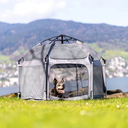 PETY large dog playpen set, with floor mat and roof
