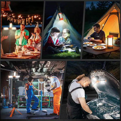 Rechargeable Camping Work Light with Tripod and Magnetic Base