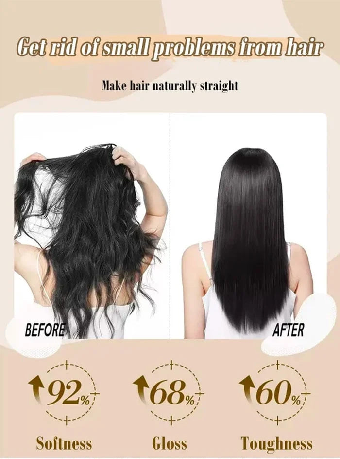 Save 45% on limited time purchase ✨ Silk and Keratin Treatment Hair Straightening Cream
