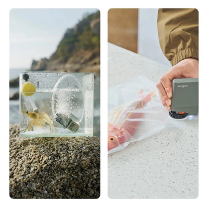 VersaPump: 2-in-1 Waterproof Aerator & Vacuum Sealer