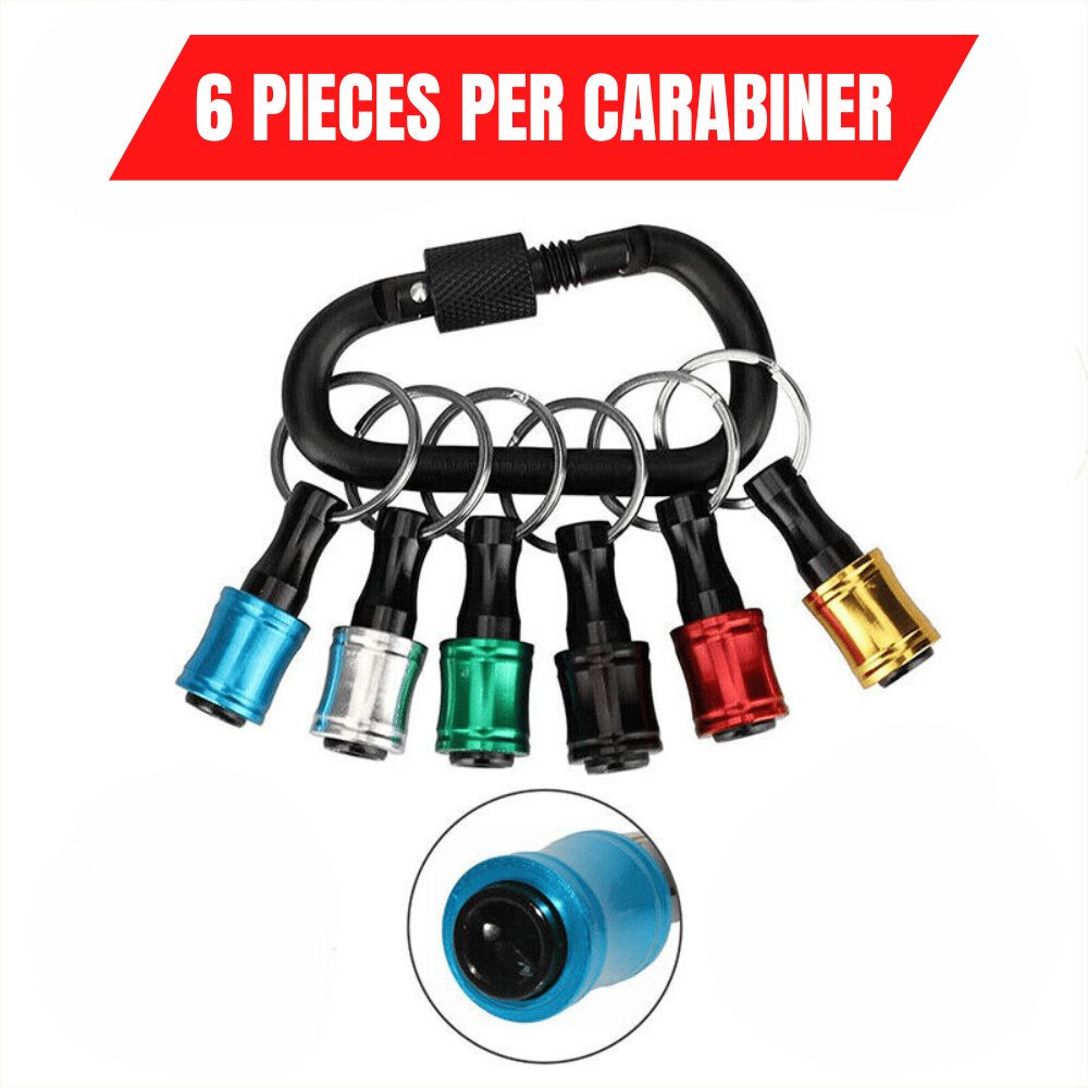🔥1/4" Hexagonal screwdriver head bracket hiking buckle