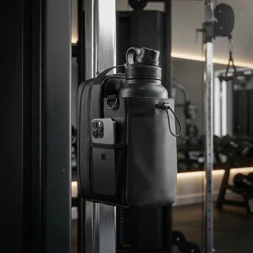 Magnetic Gym Bag for Men and Women - Sling Bottle With Magnetic Attachmment