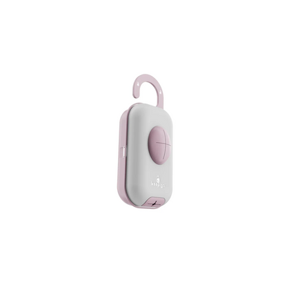 Baby pink Diaper Bag Wipe Dispenser | 3-in-1 Portable Diaper Caddy Organizer