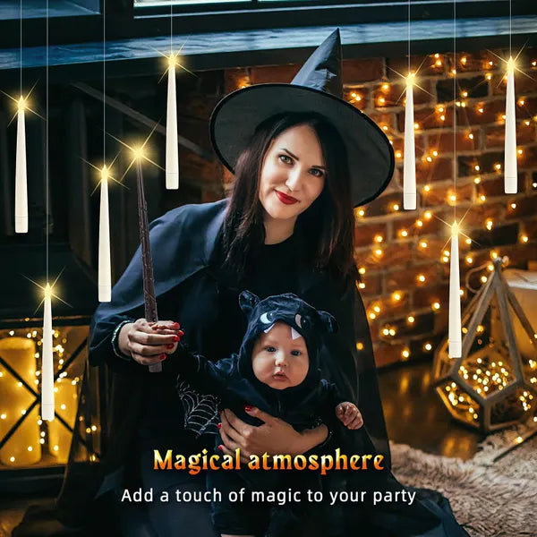 🎃 EARLY HALLOWEEN SALE 50% OFF 🔥 Magical Floating Candles with Wand Remote