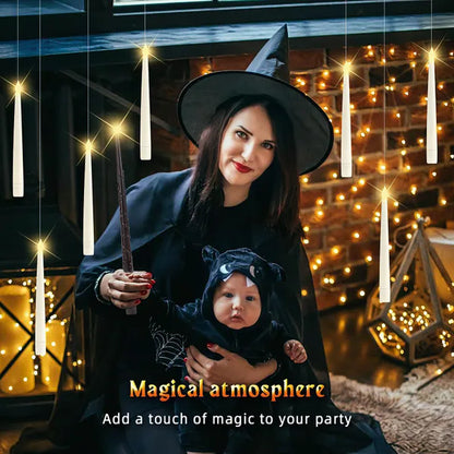 🎃 EARLY HALLOWEEN SALE 50% OFF 🔥 Magical Floating Candles with Wand Remote