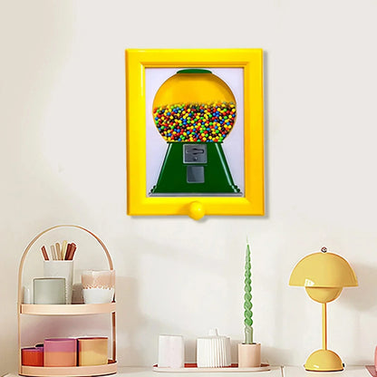Eye Candy Frame Candy Dispenser – Wall-Mounted Gumball Machine for Treats