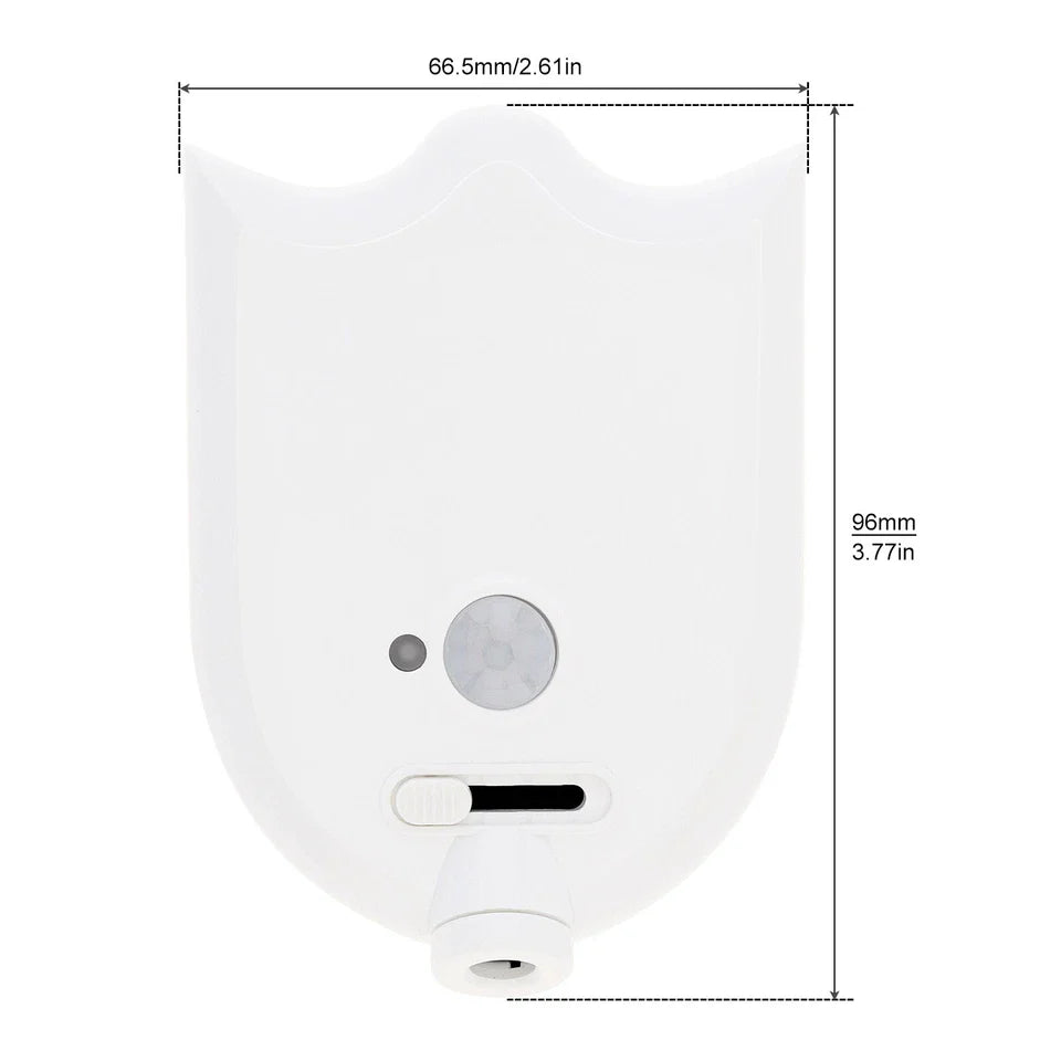 Toilet Night Light LED Motion Activated Sensor Bathroom Lamp Decor Four Pattern