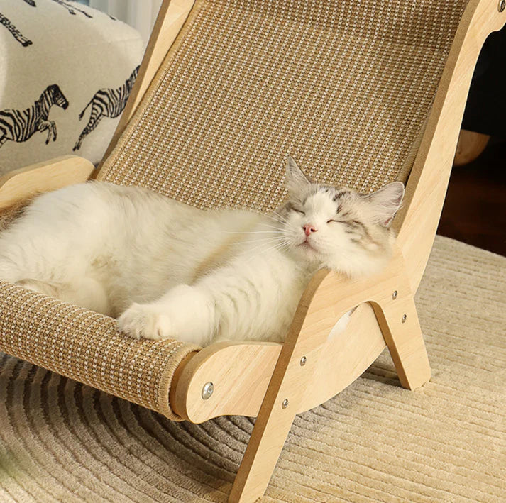 Sisal Lounge Chair for Cats – Scratcher & Sofa in One