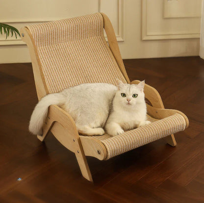 Sisal Lounge Chair for Cats – Scratcher & Sofa in One